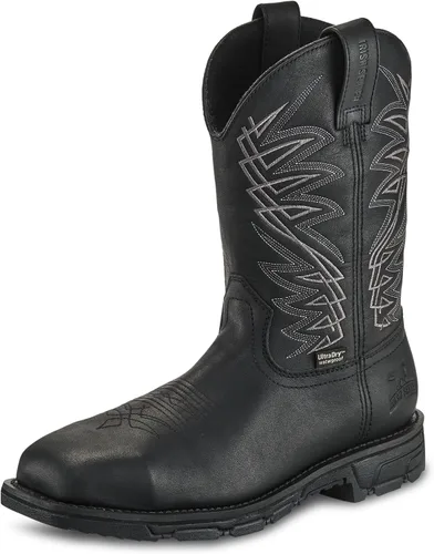 Vista 11 de Irish Setter, Marshall, para hombre, 11", impermeable, puntera de seguridad de acero, bota de trabajo tipo pull-on