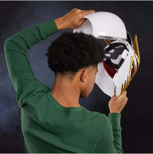 Vista 8 de Power Rangers Lightning Collection - Casco réplica prémium con soporte de exhibición (Lord Drakkon)