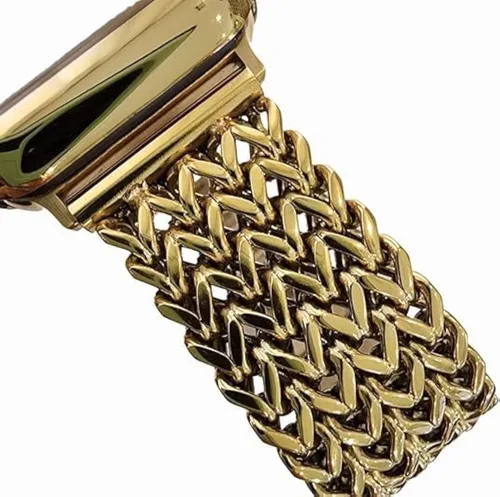 Vista 23 de Adjustable Fashion Chain Link Bracelet Band Compatible with Apple Watch