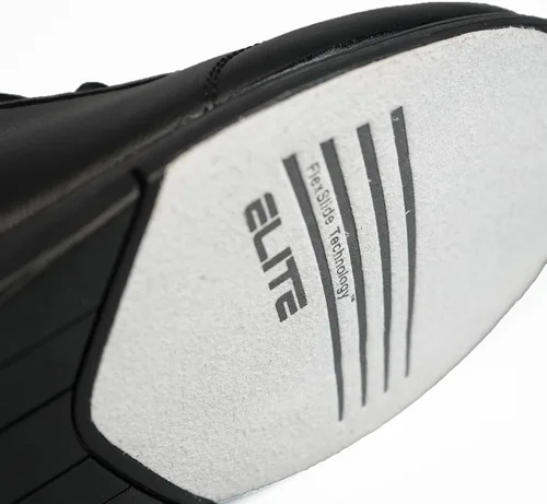 Vista 5 de ELITE Zapatos de bolos deportivos básicos con cordones para hombre con suela deslizante universal para jugadores diestros o zurdos