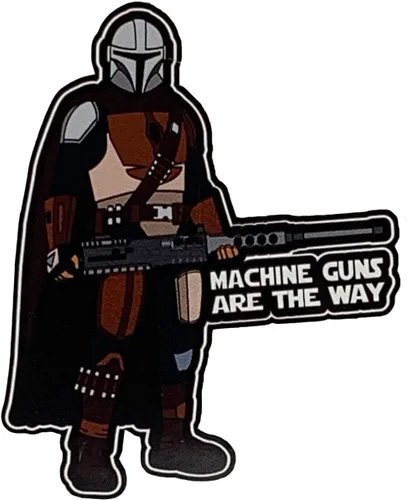 Vista 10 de PatchOps Calcomanía de la serie All American Gunner Badasses
