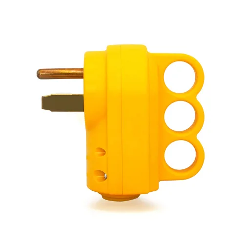 Vista 2 de Veepeak NEMA 6-50P/ 6-30P Reemplazo de enchufe, 30/50 Amp 250 voltios, enchufe de cable de alimentación resistente de 3 clavijas con mango