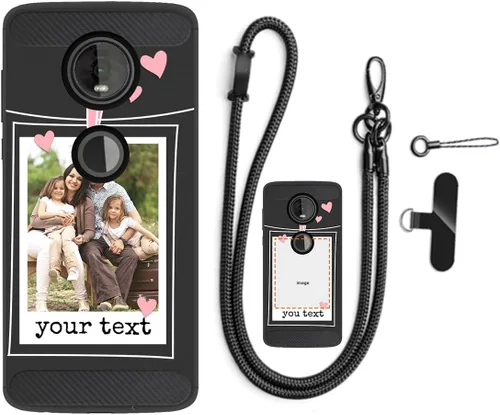 Vista 16 de Funda de teléfono con foto personalizada para Motorola Moto Z4, personaliza tu propia imagen, texto, imagen, imagen, a prueba de golpes, funda suave