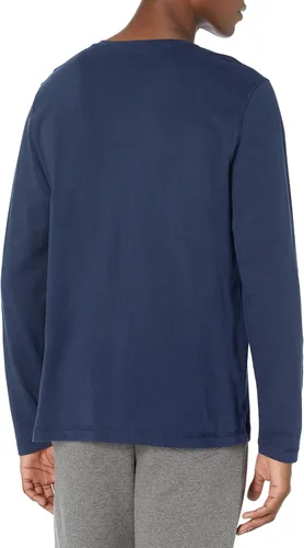 Vista 4 de Nautica Camiseta de pijama Henley de manga larga para hombre Índigo