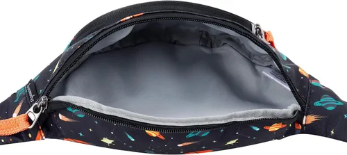 Vista 5 de Choco Mocha Riñonera pequeña para niños, negro (SPACE-BLACK), Casual