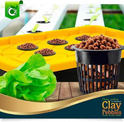 Vista 3 de Cz Garden – Medio de cultivo de piedras de arcilla expandida orgánica - orquídeas • hidroponía • acuapónica • acuicultura