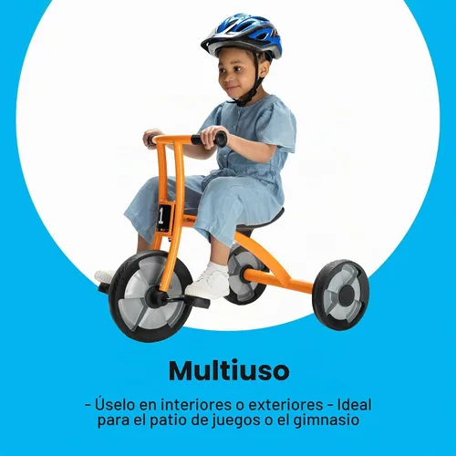 Vista 7 de Childcraft - Triciclo 1398980, altura del asiento de 12 pulgadas, naranja
