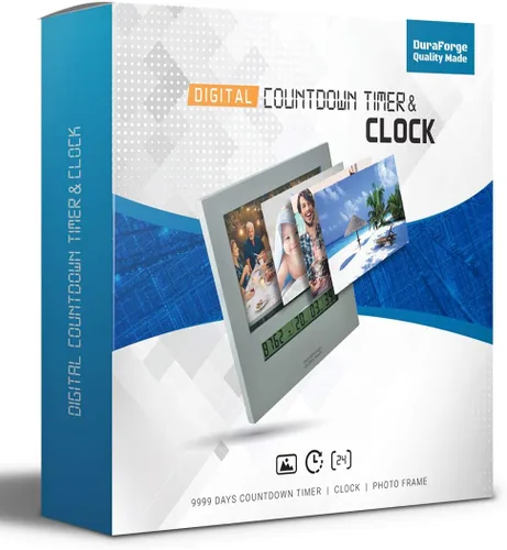 Vista 5 de Reloj de cuenta regresiva de jubilación 2020 con pantalla digital grande, temporizador de día son divertidos artilugios de golf y regalos
