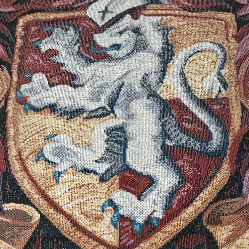 Vista 6 de Northwest Manta Tapiz Tejida de Harry Potter, Decoración del Hogar de Diseñador, Moderno, Regalo Único, 48" x 60", Escudo de Gryffindor Escudo
