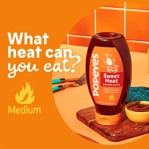 Vista 4 de Salsa para untar de Popeyes Sweet Heat (Paquete de 2)