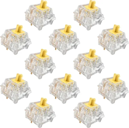Vista 15 de Zhouwang Clickers de teclado para impresiones 3D, kit de 36 interruptores Azul