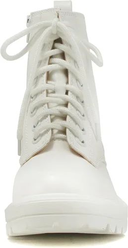 Vista 3 de SODA FIRM - Botines de combate con suela con tacos, cordones y cremallera lateral