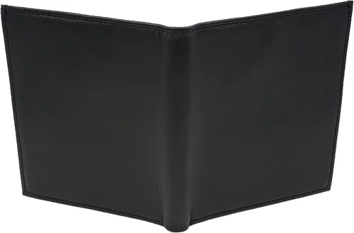 Vista 5 de ag carteras RFID bloqueo de señal de cuero europeo Hipster negro 50 x 45 in