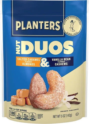 Vista 9 de PLANTERS Nut Duos, Espresso Avellanas y Cacao Anacardos, Asados, 5 Oz