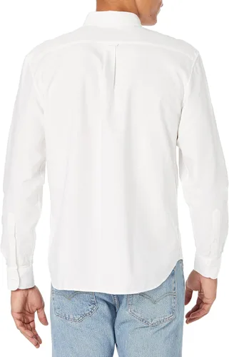 Vista 2 de Lacoste Camisa Oxford de manga larga con botones y ajuste regular para hombre