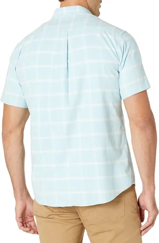 Vista 2 de Camisa Tienda Essentials oxford, ajuste regular, de manga corta, con bolsillo, para hombre