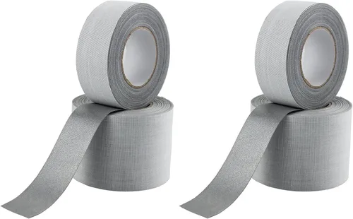 Vista 4 de JINBING Cinta de tela reflectante plateada de seguridad DIY para coser 25mmx10m (1" x 33')