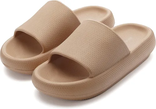 Vista 6 de BRONAX Pillow Slippers for Women and Men House Slides Shower Sandals Cushioned Thick Sole