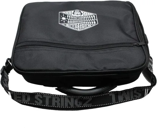 Vista 2 de Twisted Stringz Bolsa de Yo-Yo Deluxe - Estuche de transporte YoYo - Capacidad para 12 yoyos- Correa de hombro de triple puntada - Gráficos dobles