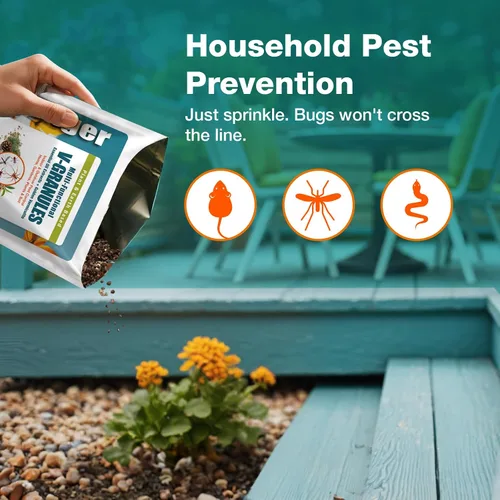 Vista 8 de EcoVenger Bolsa multiusos de gránulos en V de 2 libras, horticultura o uso doméstico para protección en interiores y exteriores contra insectos