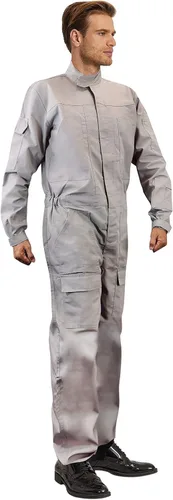 Vista 2 de Star Wars AT-AT driver Gray Jumpsuit disfraz Piloto Flightsuit Uniforme