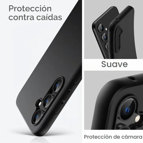 Vista 4 de JETech Funda delgada para Samsung Galaxy S23 FE, color negro