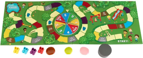 Vista 3 de Goo on My Shoe - Juego de mesa familiar tonto y pegajoso - Hecho por niños para niños - para mayores de 4 años - 2-4 jugadores