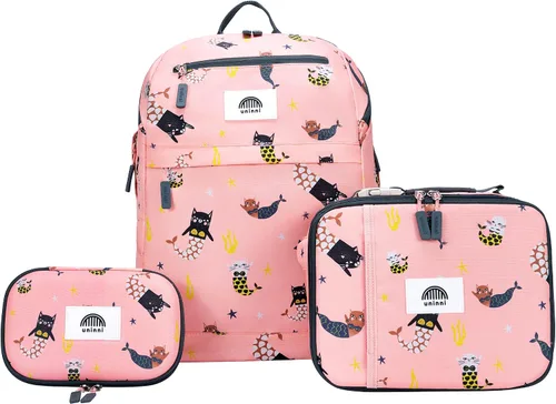 Vista 41 de Juego de mochila para niños de 16 pulgadas con bolsa de almuerzo aislada y estuche para lápices
