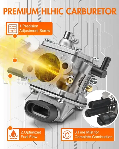 Vista 6 de NEO-TEC NS892V1 - Motosierra de gas de 92 cc con barra y cadena de 24 pulgadas, potencia de gasolina de 2 ciclos 5.2KW 7HP Motosierras de cadena