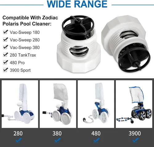 Vista 3 de Repuesto de válvula de alivio de presión 9-100-9002 para limpiador de piscinas Polaris 180, 280, 380, 280 TankTrax, 480 Pro, 3900 Sport Pressure
