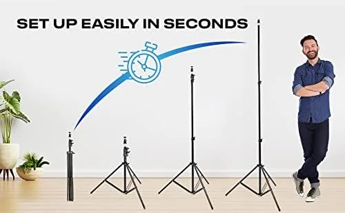 Vista 8 de Skywin VR Tripod Stand HTC Vive Compatible Sensor Stand and Base Station for Vive Sensors or Oculus Rift Constellation (2-Pack)