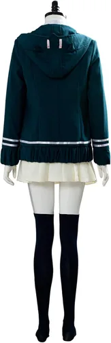 Vista 3 de UU-Style Super Danganronpa Chiaki Nanami Disfraz de uniforme de escuela secundaria