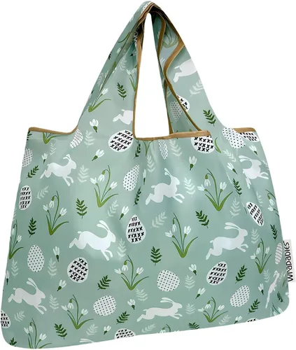 Vista 11 de allydrew Bolsas de comestibles reutilizables de nailon plegables grandes