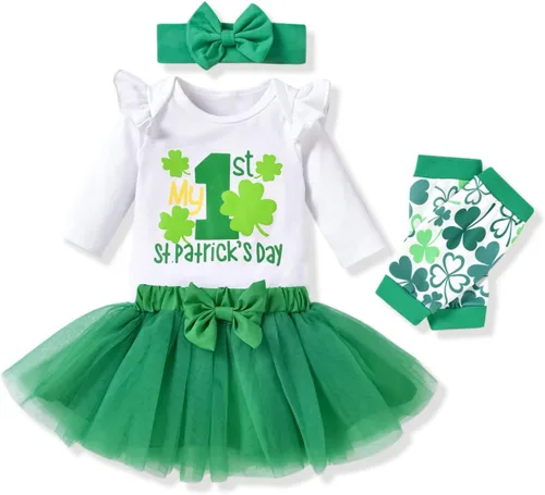 Vista 13 de Aalizzwell Traje de falda navideña para bebés recién nacidos american