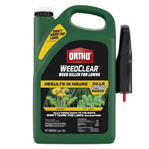 Vista 13 de Ortho WeedClear herbicida para césped con Comfort Wand, mata más de 250 malas hierbas incluyendo diente de león y trébol, 1 galón.