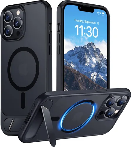 Vista 200 de Funda para iPhone 11 con compatibilidad magnética, [Soporte invisible incorporado][Compatible con MagSafe]