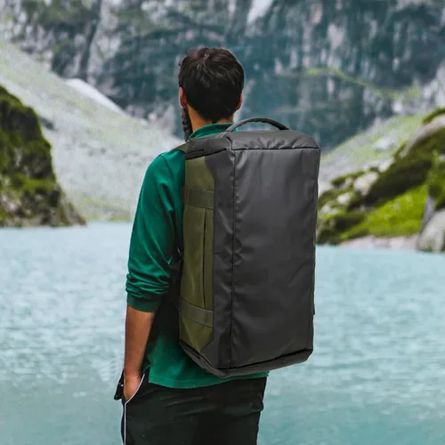 Vista 7 de Laripwit Bolsa de viaje para hombre, 40L, bolsa de gimnasio deportiva mediana con bolsillo para ropa húmeda y compartimento para zapatos, mochila