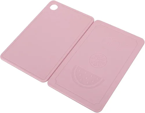 Vista 8 de Pequeña tabla de cortar, tabla de cortar de cocina plegable para cocina plástico fruta rosa mini