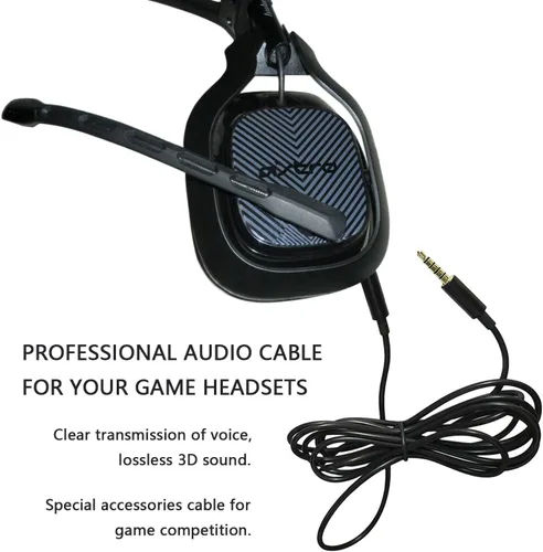 Vista 7 de JAINTA - Cable de repuesto A10 A40 compatible con auriculares Astro A10 A40 A30 A50, cable compatible con Xbox One Play Station 4, PS4, cable