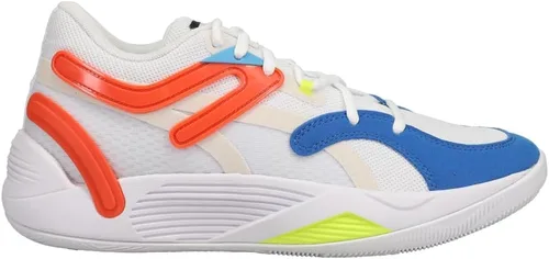Vista 3 de PUMA Hombres TRC Blaze Court Baloncesto Zapatillas Atléticas - Blanco
