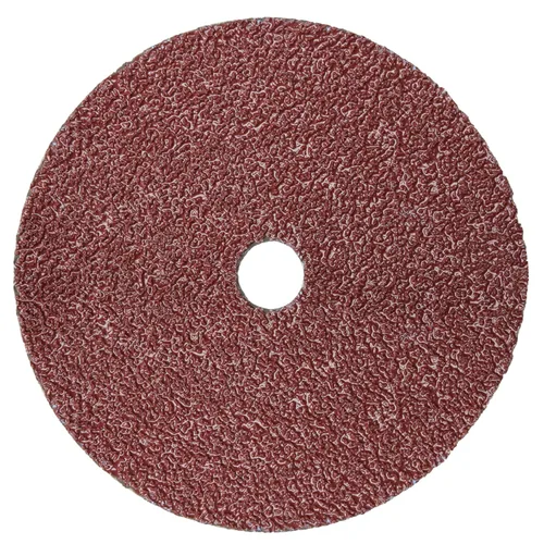 Vista 9 de Cubitron II 27765 Disco de Fibra de 3M 982C, 4" x 5/8" 80 + (25 unidades), Marrón, 25 Paquete de 25, para molienda pesada, desbarbado, biselado
