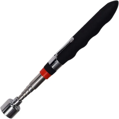 Vista 9 de Herramienta de recogida magnética flexible, palo de recogida extensible y plegable, extensible hasta 22.8” con capacidad de tracción de 20LB, útil