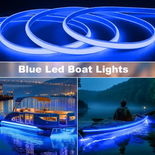 Vista 6 de SHUNLEE los 40FT llevaron las luces azules del barco, luces llevadas marinas impermeables de la MAZORCA IP67
