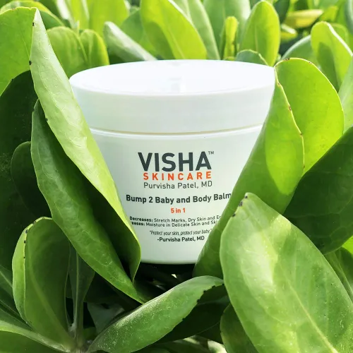 Vista 8 de Visha Skincare Bump 2 Baby Body Balm Alivia la piel seca y el eccema Previene las estrías Fortalece la piel Crema corporal para pieles