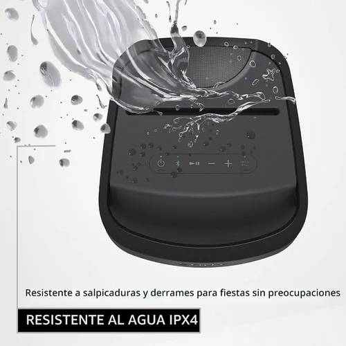 Vista 6 de Sony SRS-XP700 X-Series Altavoz inalámbrico portátil Bluetooth para fiesta de karaoke IPX4 resistente a salpicaduras con batería de 25 horas, negro