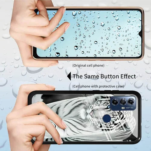 Vista 161 de Funda para Motorola Moto G Stylus 5G 2021 de vidrio templado, funda negra con diseño de mujer negra africana para mujeres y hombres, antiarañazos, a