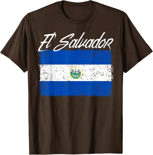 Vista 8 de Camiseta Salvadoreña Bandera El Salvador