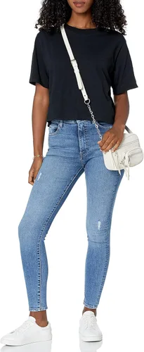 Vista 4 de The Drop Women's Sydney Short-sleeve Cropped Crew Neck T-shirt