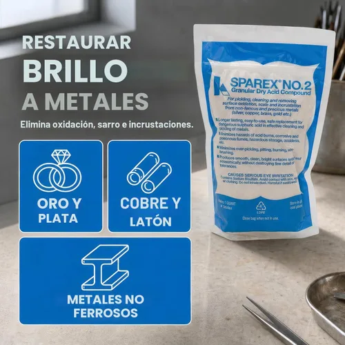 Vista 3 de Sparex Granular Dry Acid Compoud No.2 10 oz.