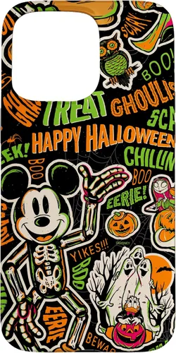 Vista 30 de Funda para iPhone 13 Pro Max Disney 100 Mickey Nightmare Before Christmas Halloween D100